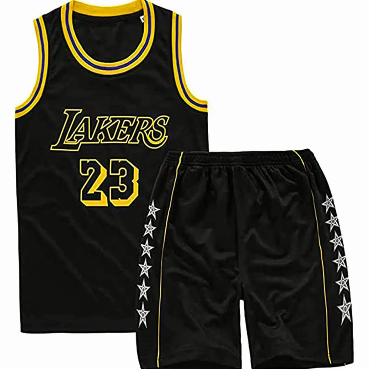Camiset Baloncesto Niños Conjunto 2 Piezas Baloncesto Niño Camiseta Tirantes y Pantalones Cortos de Baloncesto Conjunto Camisetas y Pantalones de Baloncesto para Niños