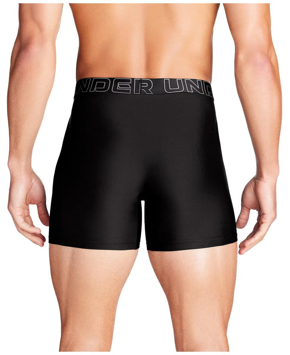 Under Armour UA Performance Tech - Solid 6 In 3pk,Taupe Dusk Ropa Interior de Hombres Hombre (Pack de 3)