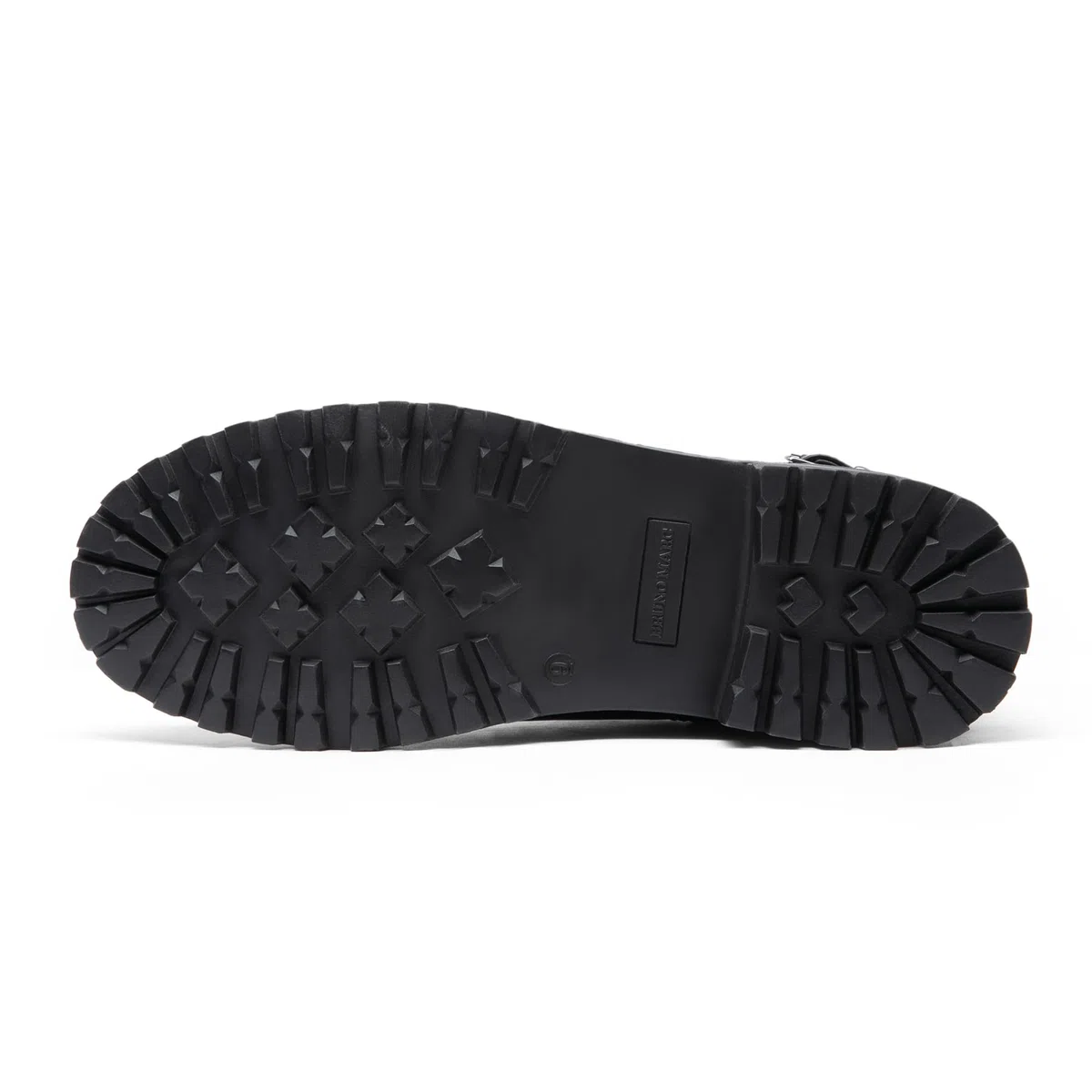 Bruno Marc Botas de Militares Oxford Hombre Botines Moto de Cordones con Cremallera Lateral