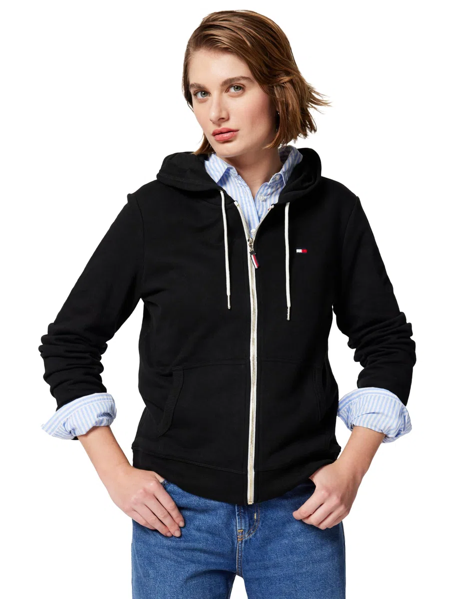 Tommy Hilfiger Tommy Hilfiger Sudadera con Capucha para Mujer Sudadera Tipo túnica con Capucha Mujer