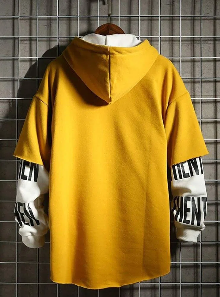 Hola MrLin Techwear Masculino Hip Hop Sudadera Streetwear Japonés Patchwork Sudadera Urbana