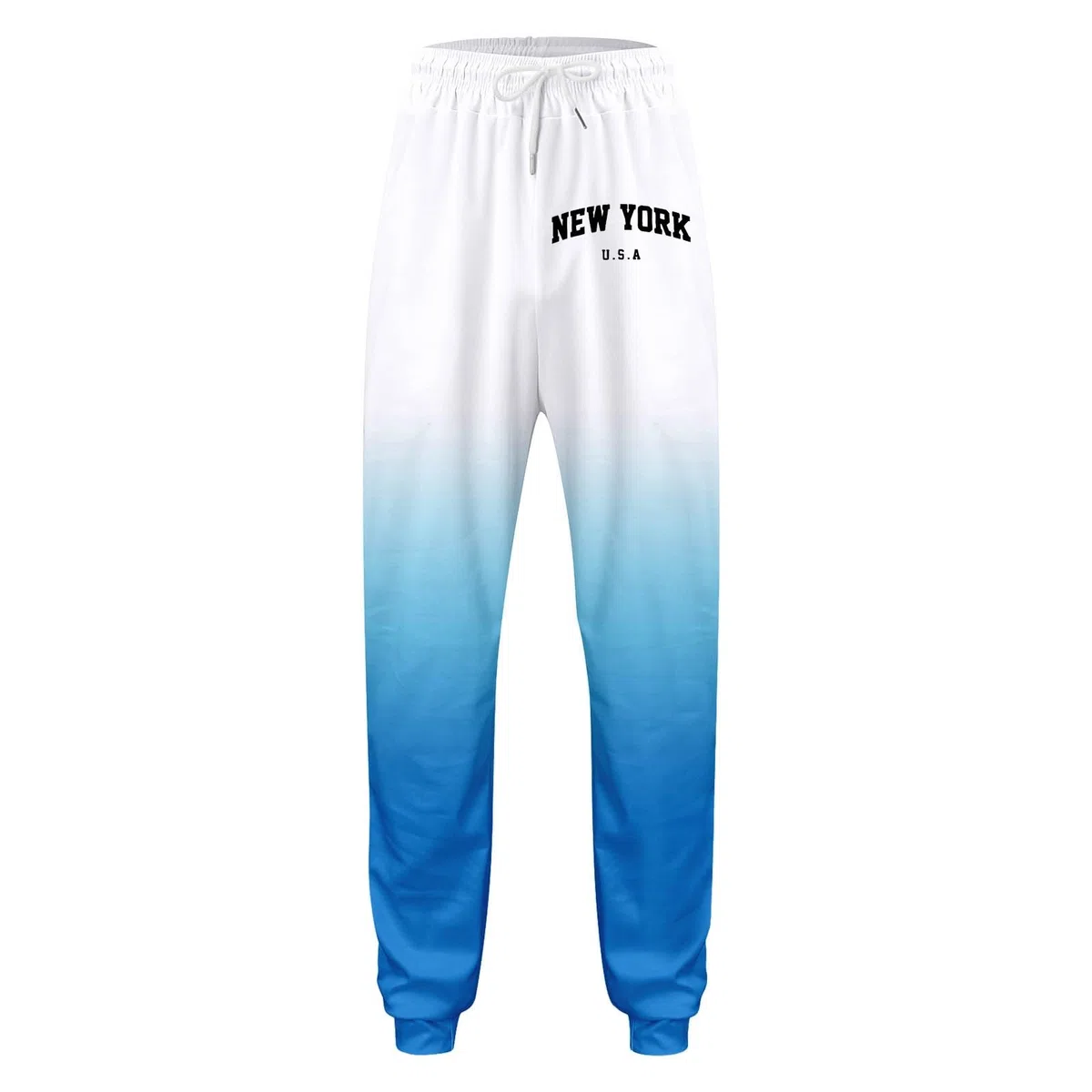 Conjunto de chándal para hombre New York Logo degradado Y2K Chándal con capucha y pantalones de chándal de dos piezas de manga larga con bolsillos cómodo Conjunto de chándal holgado de fitness