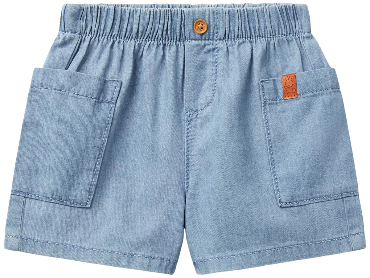 United Colors of Benetton Short, Turquesa, 74 cm