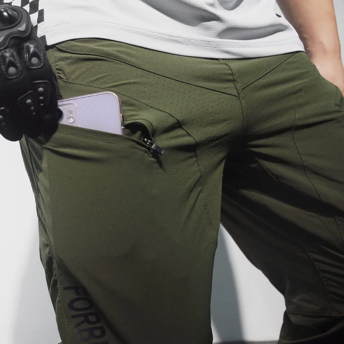 FORBEMK Pantalones de ciclismo unisex para niños, largos, ligeros, transpirables, resistentes al agua, para correr, bicicleta de montaña, al aire libre, para niños