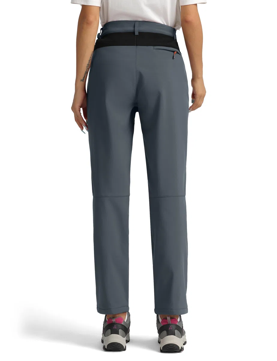 Pantalones de invierno con forro polar para mujer, impermeables, cortavientos, cálidos, de esquí, de snowboard, de trekking