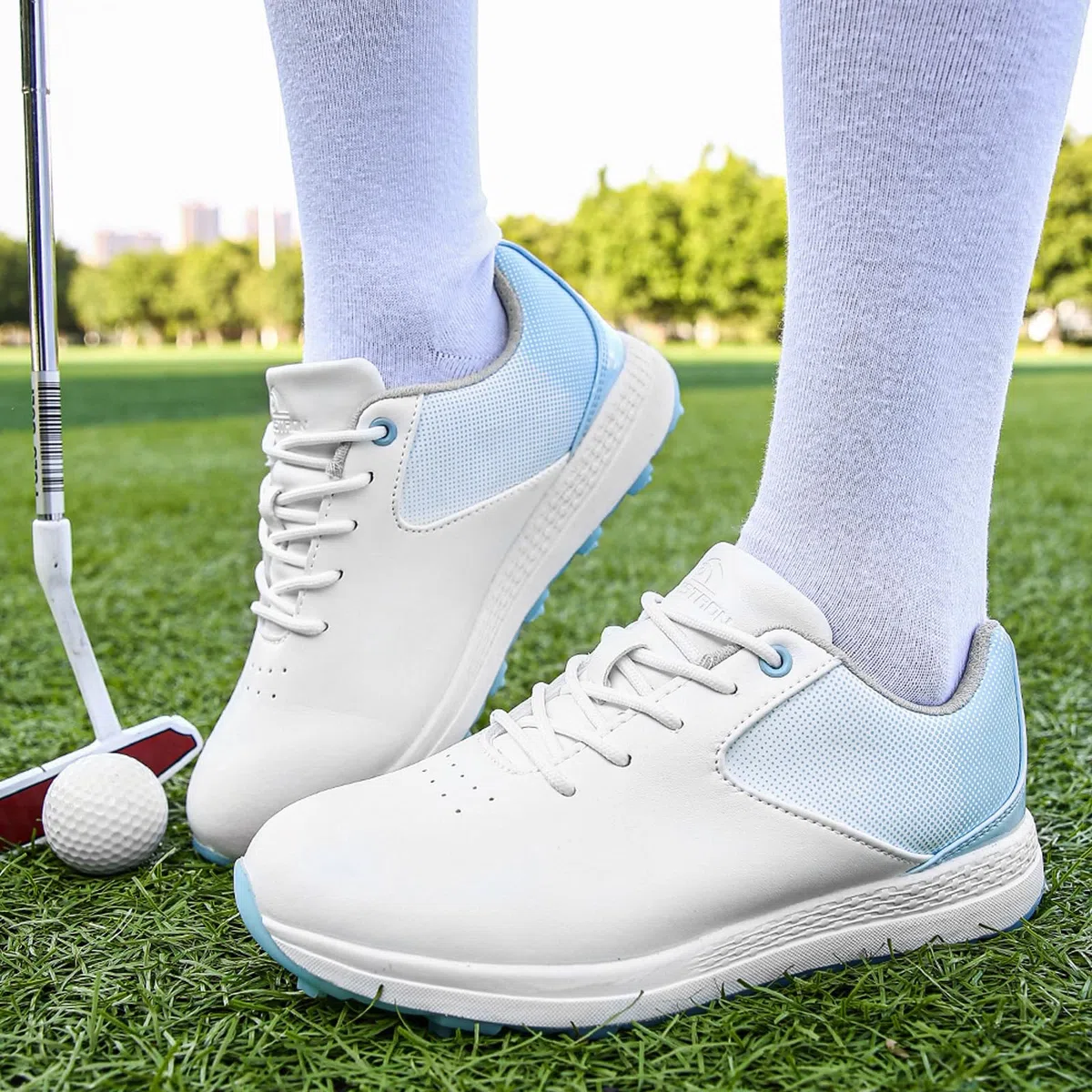 Zapatos De Golf Impermeables Sin Clavos Antideslizantes Mujer Niñas Tallas 36-43
