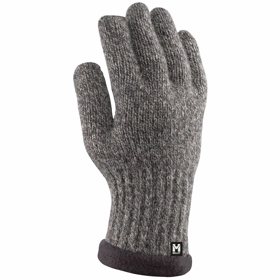 Millet Wool Glove - Guantes de protección térmica de lana de merino para senderismo, color gris