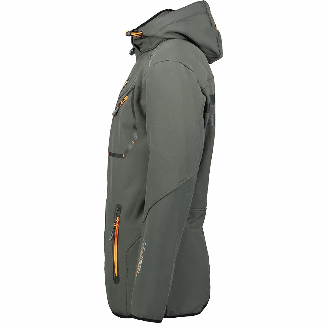 Geographical Norway Chaqueta Softshell Hombre Royaudb Dsitribrands Production Impermeable Cortaviento con Capucha para Exterior Rutas Senderismo Esquí Invierno Otoño Primavera