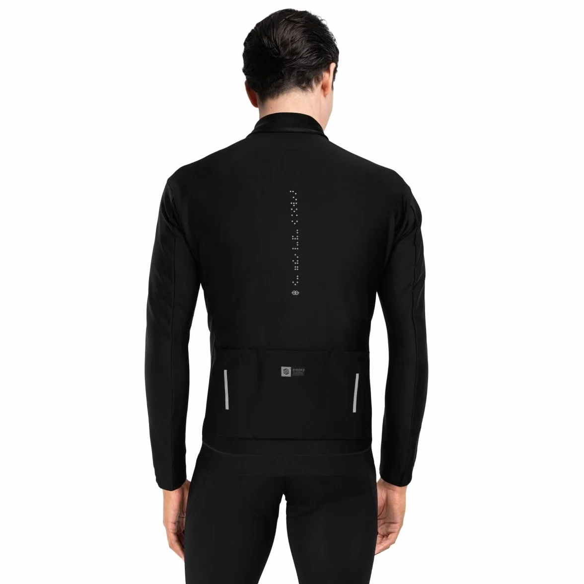 SIROKO Chaqueta Ciclismo Softshell J3 Hombre Aislamiento Térmico con tejido Micropolar triple capa