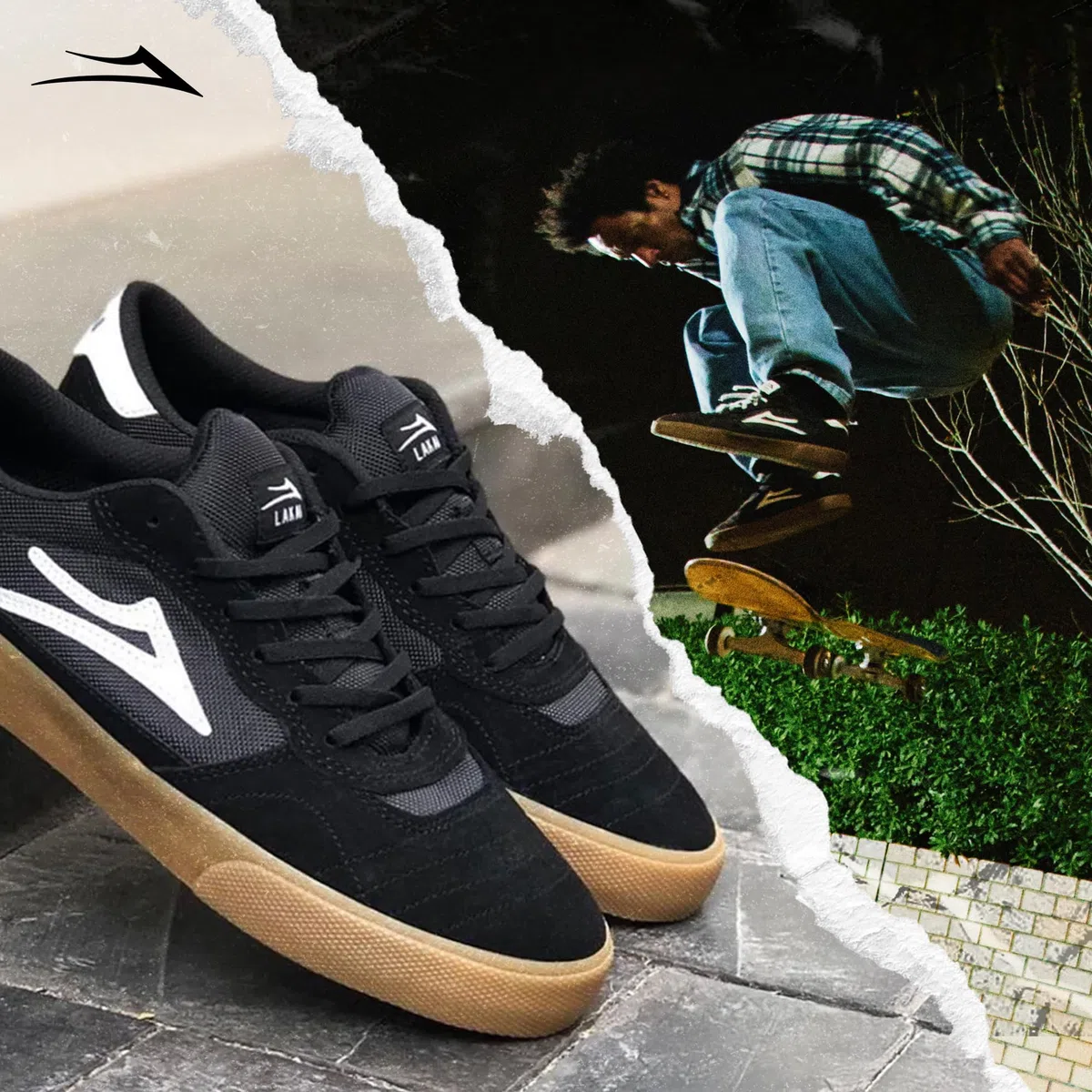 Lakai Cambridge - Tenis de skate bajos para hombre
