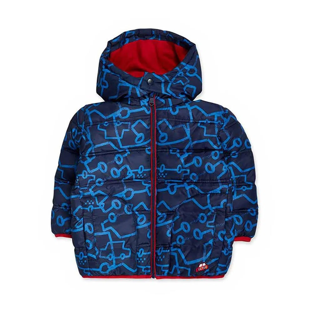 Tuc Tuc Parka acolchada de niño color azul marino colección road to adventure