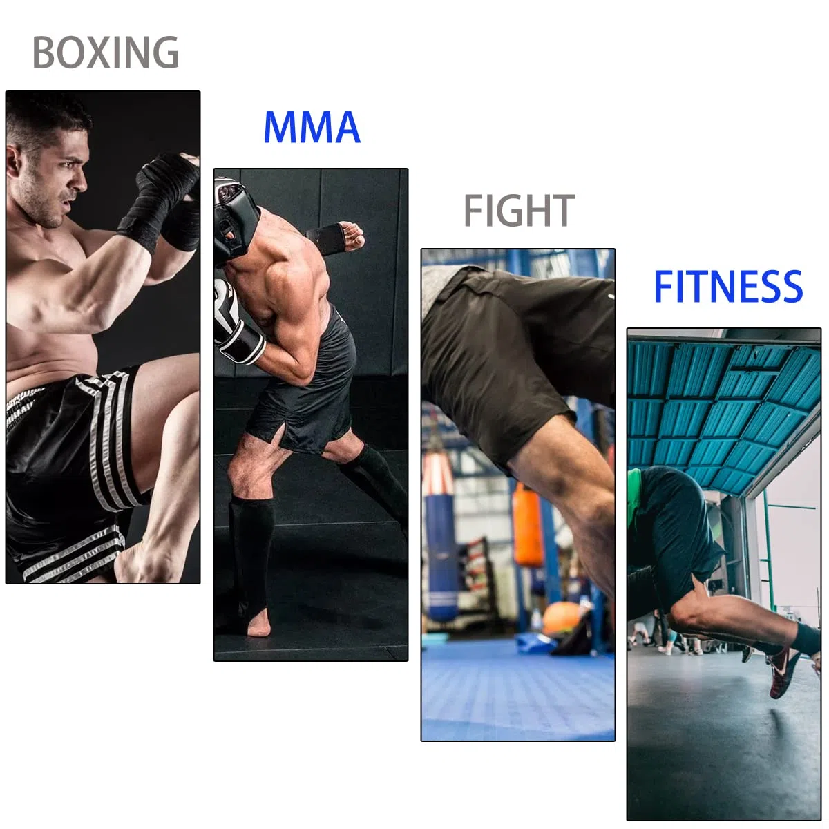 sotf Pantalones Cortos Shorts Modelo Samurai Ideales MMA K-1 Kick Boxing Boxeo Crossfit etc.