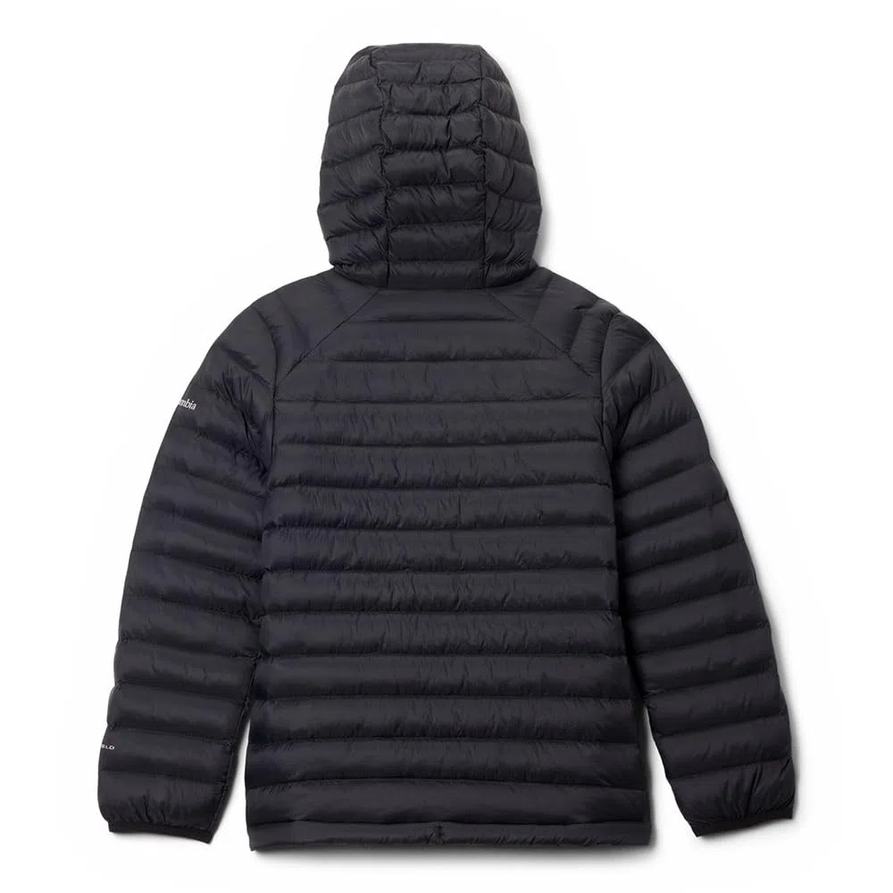 Columbia Powder Pass Hooded Jacket, Chaqueta Acolchada Con Capucha para Junior Unisex
