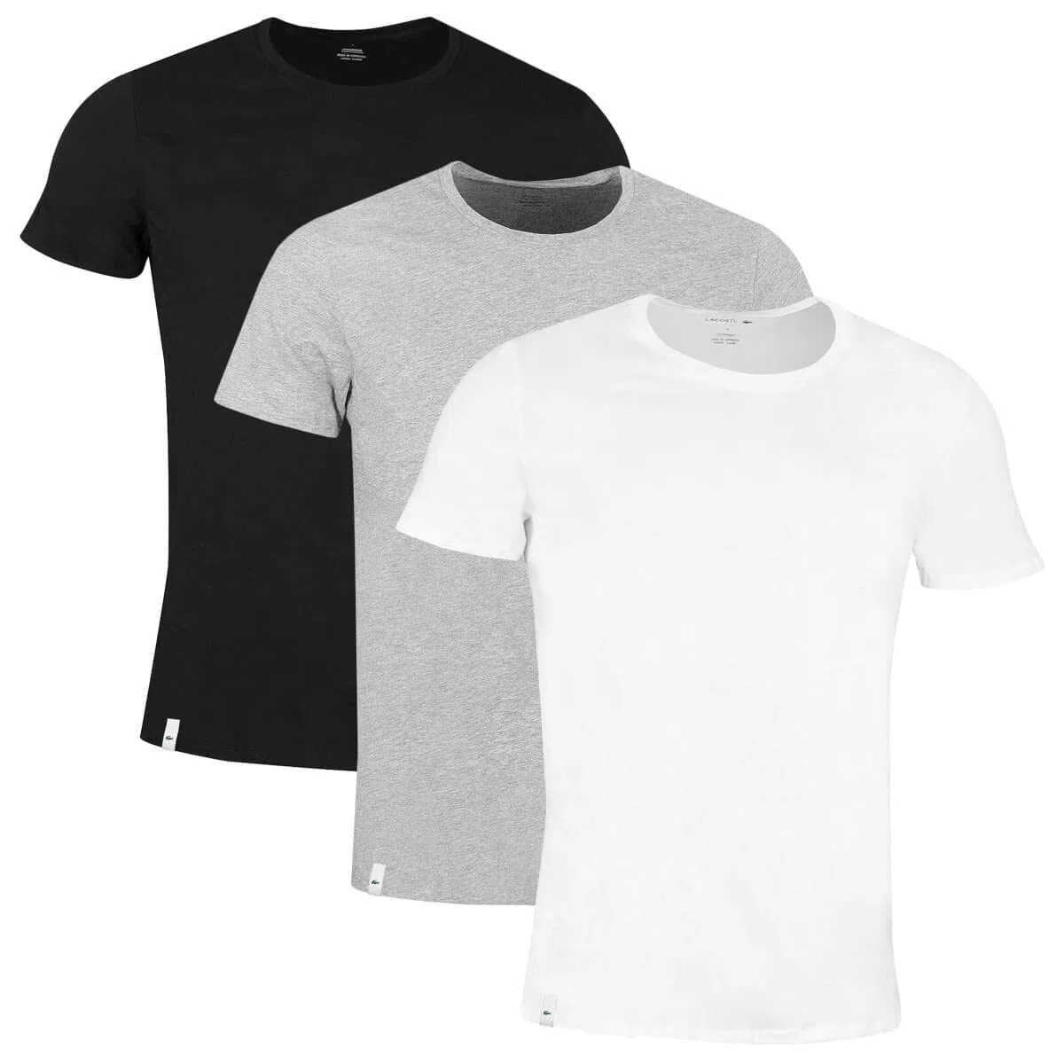 Camiseta Lacoste RAME106, Hombre, paquete de 3