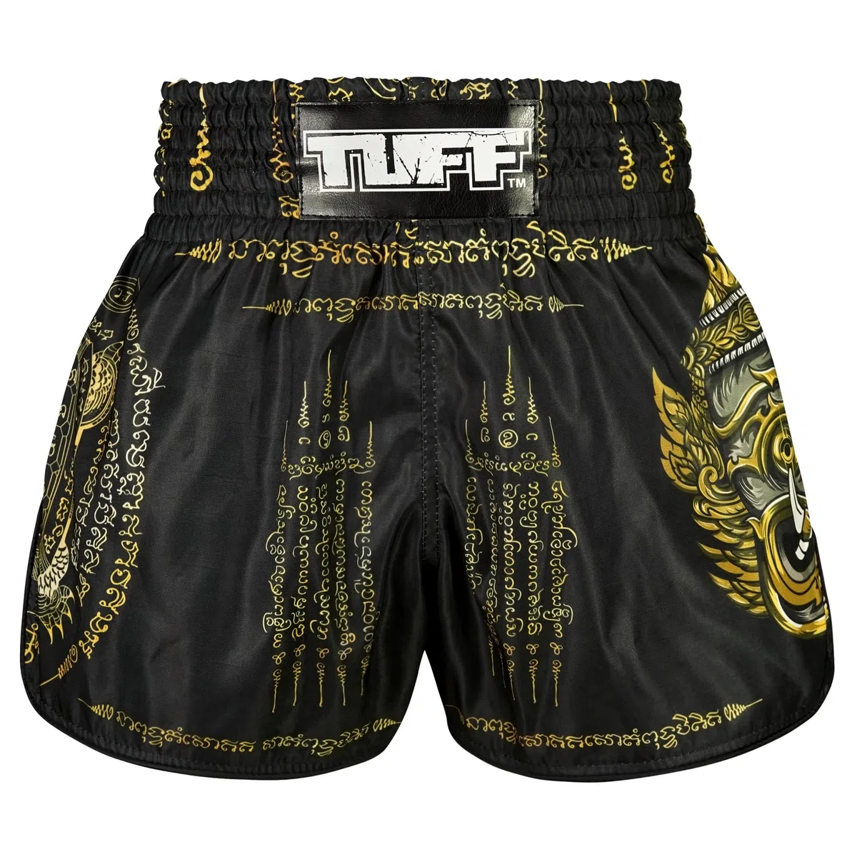 Tuff Sport Pantalones cortos de boxeo Muay Thai, estilo retro, corte delgado clásico, MMA, kickboxing, conjunto de entrenamiento