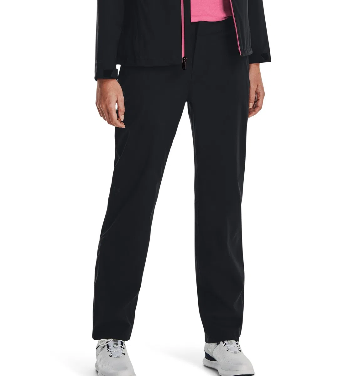 Under Armour Stormproof Golf Rain Pantalón, Mujer, Negro, MD