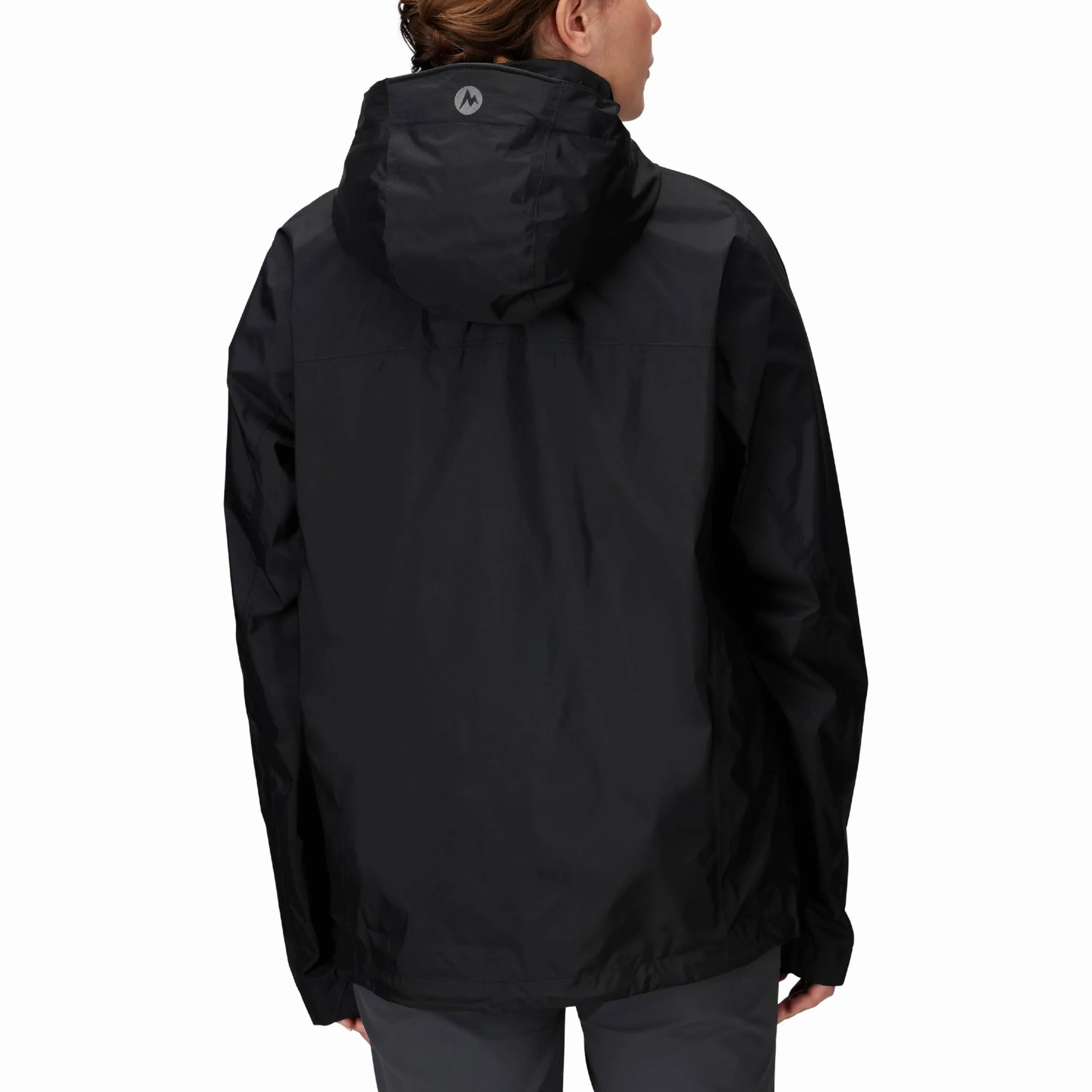 Marmot Women's Precip Eco Jacket Chaqueta impermeable para lluvia, chubasquero transpirable con capucha, cortaviento ligero hardshell para senderismo y bicicleta Mujer (Pack de 1)