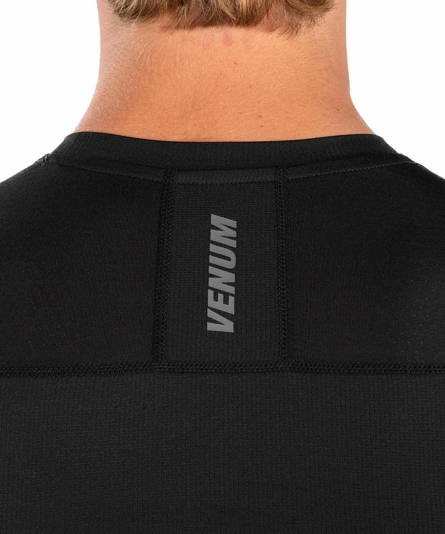 VENUM G-fit Air Rashguard-Camiseta de Manga Corta, Color Negro, Medium para Hombre