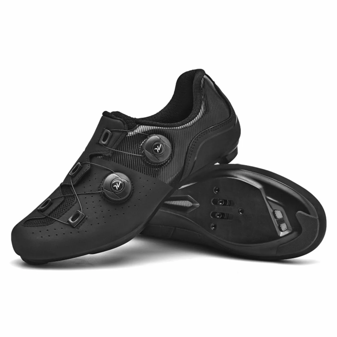 Hixingo Zapatilla de Ciclismo Hombre Mujer Zapatos Bicicleta Carretera Montaña Exterior SPD SPD-SL Look Delta Lock