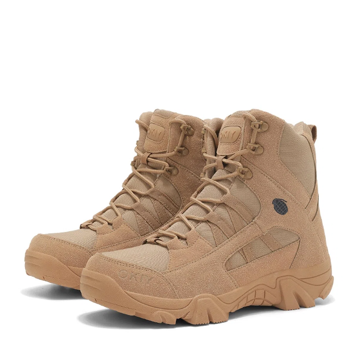 Botas de combate tácticas para hombre militares senderismo caza entrenamiento