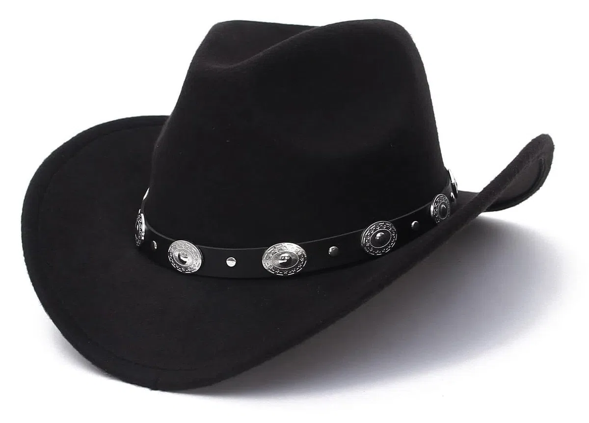 Sombrero Fedora Panamá de fieltro ala ancha para mujer y hombre