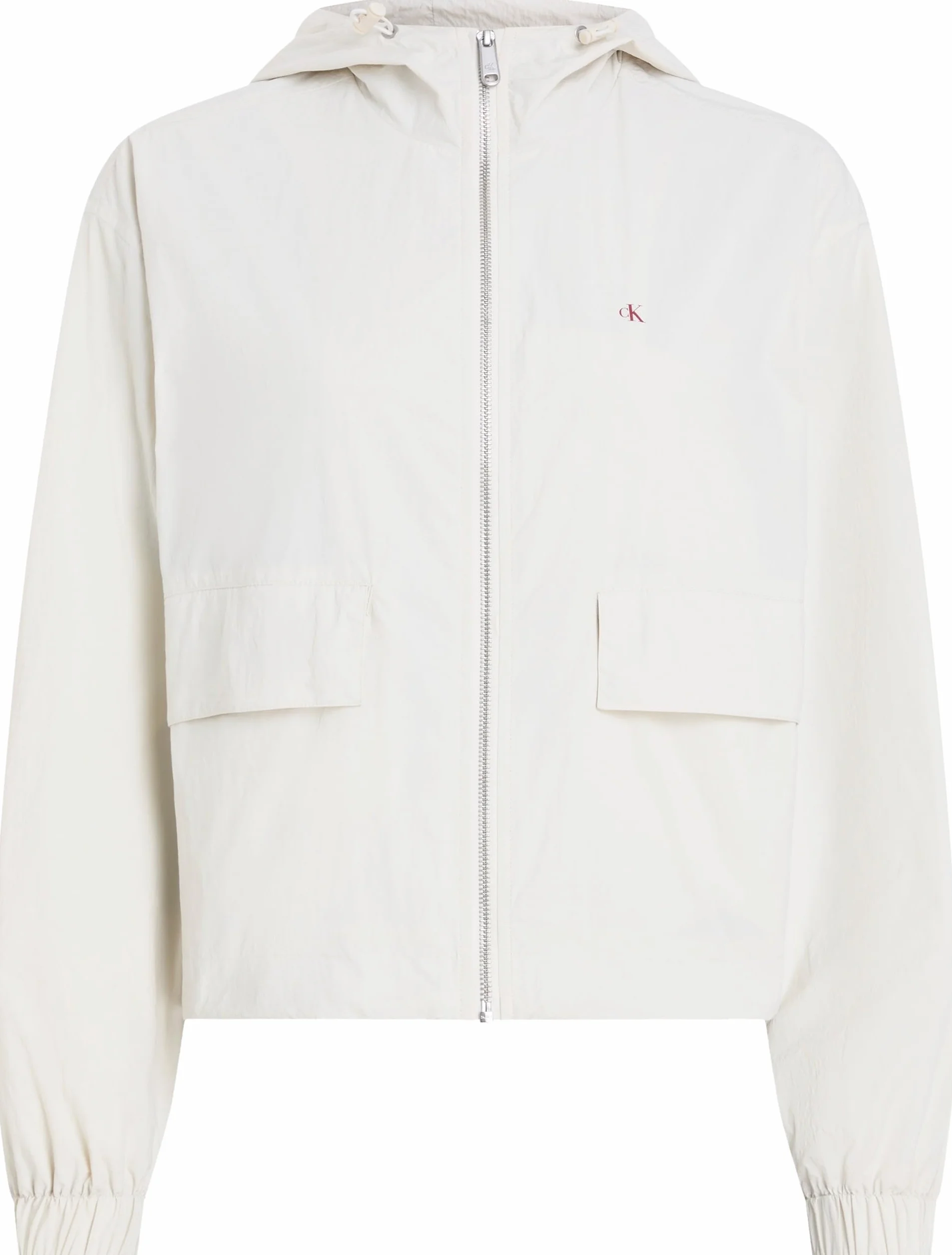 Calvin Klein Cotton Nylon Windbreaker Jacket J20j225210 Chaqueta cortavientos Mujer