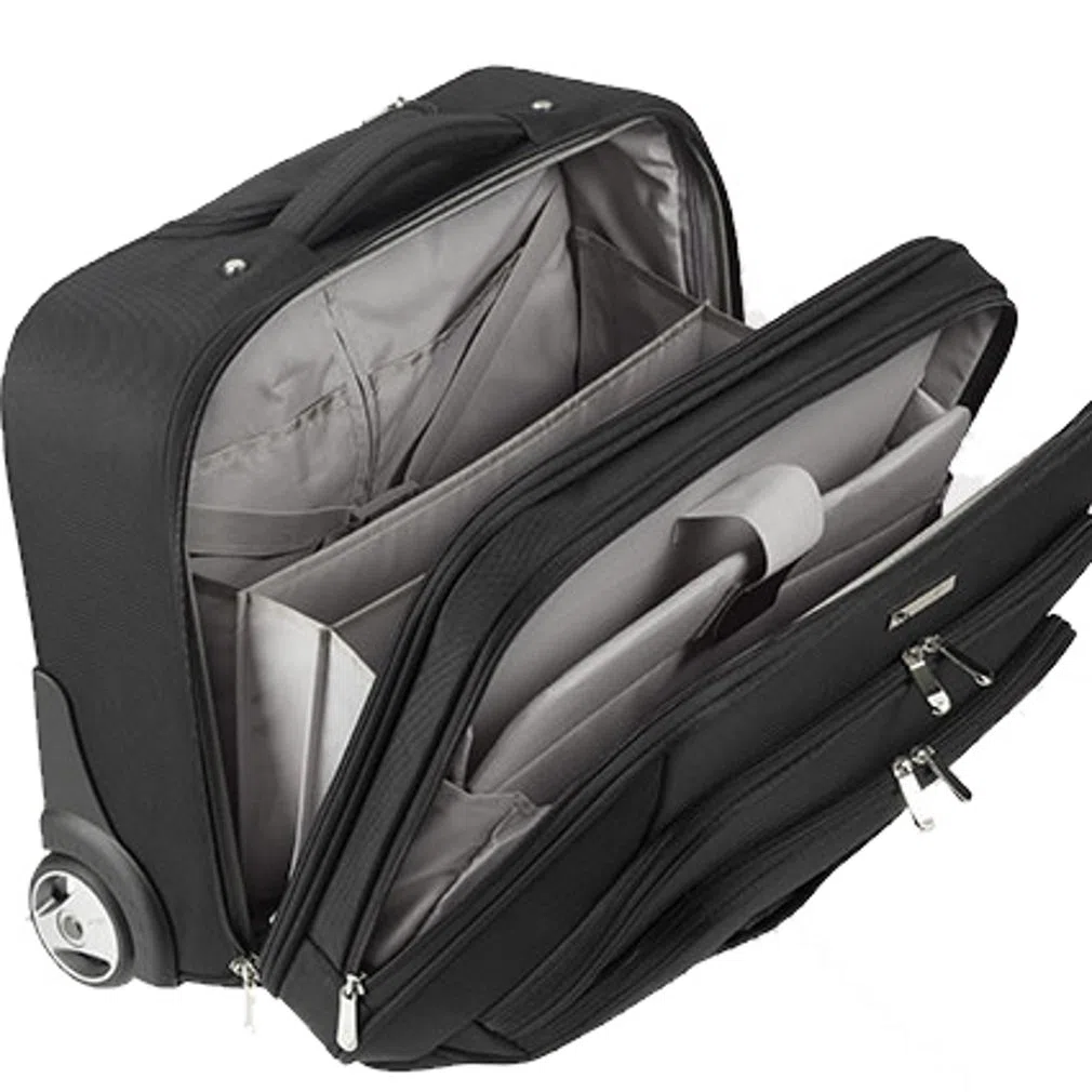 D&N Business Line Maletín de piloto, 43 cm, 32 Liters, Negro (Schwarz)