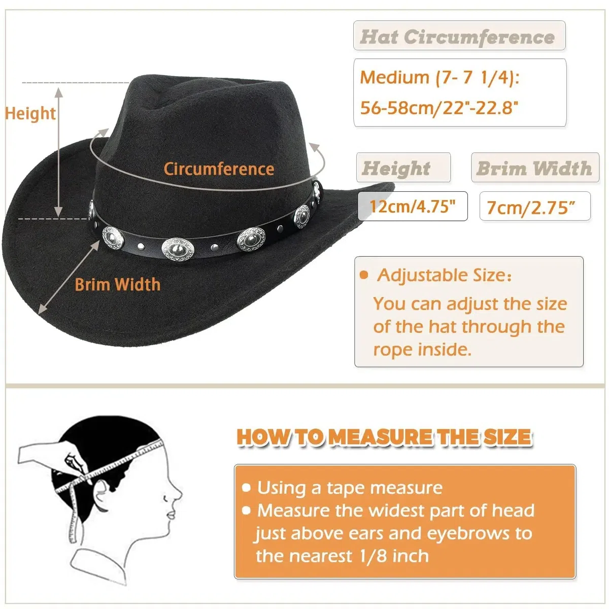 Sombrero Fedora Panamá de fieltro ala ancha para mujer y hombre