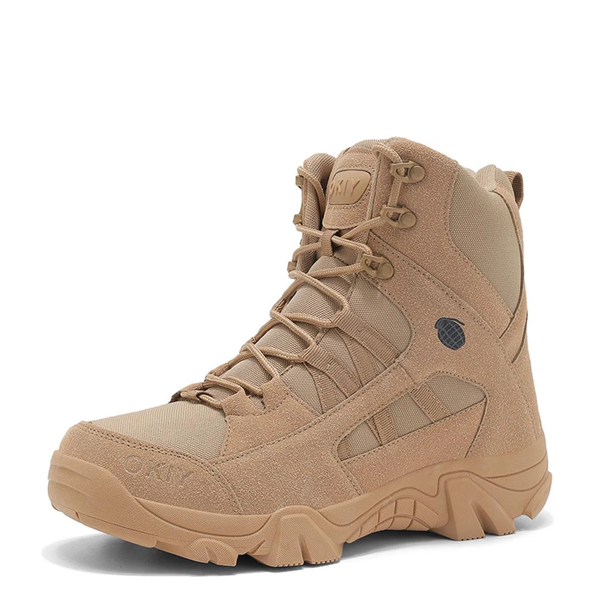 Botas de combate tácticas para hombre militares senderismo caza entrenamiento