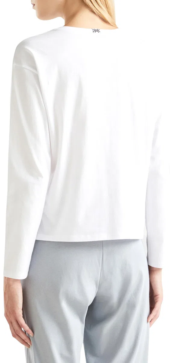 United Colors of Benetton Camiseta M/L 30963m04s Camiseta de Pijama Mujer (Pack de 1)