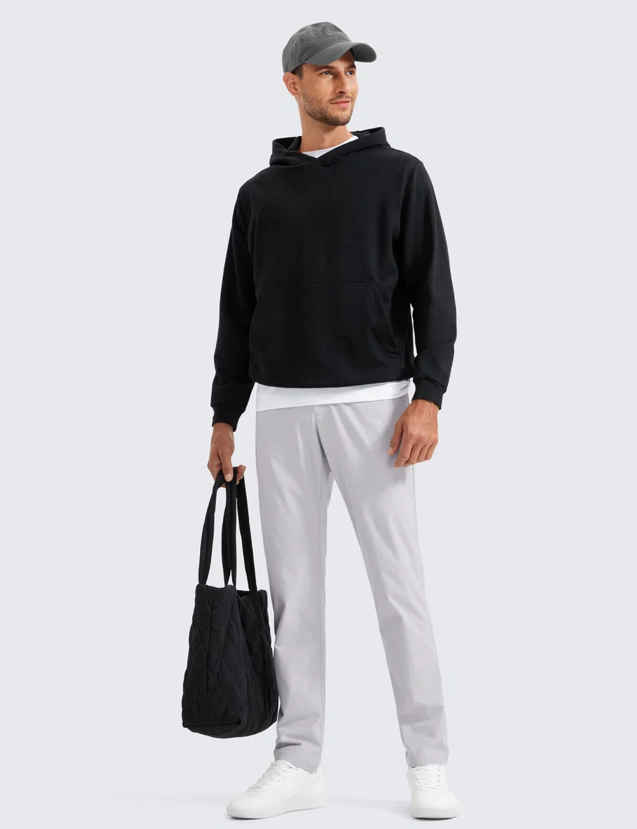 CRZ YOGA All Day Comfy Pantalones de Golf para Hombre con 5 Bolsillos Secado Rápido Ligero Casual Trabajar - 71cm/76cm/81cm/86cm