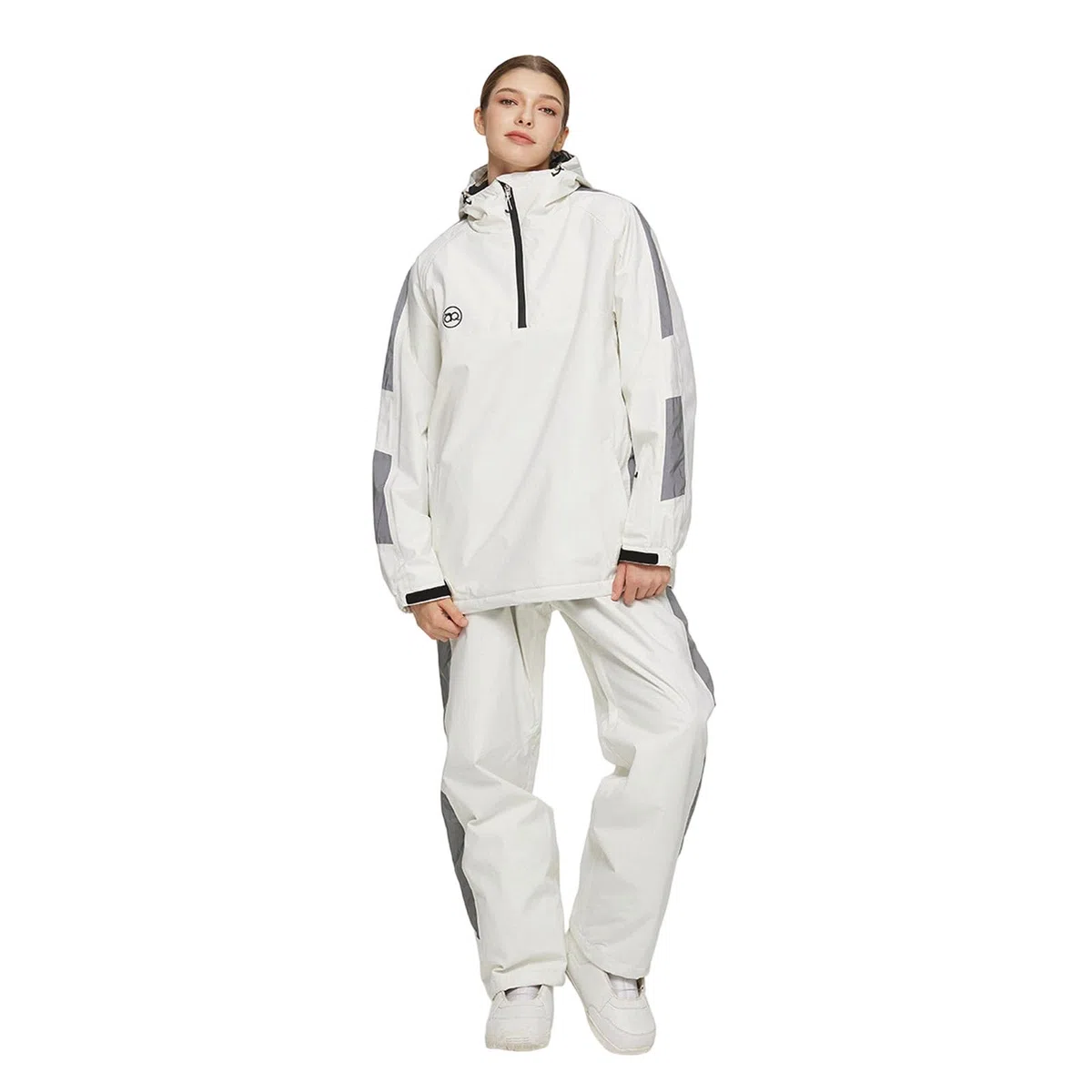 Generisch Trajes de esquí para mujer y hombre, 2 piezas, juegos de snowboard impermeables, resistentes al viento, invierno cálido, chaqueta y pantalones, juego para esquiar, escalada, trajes de nieve