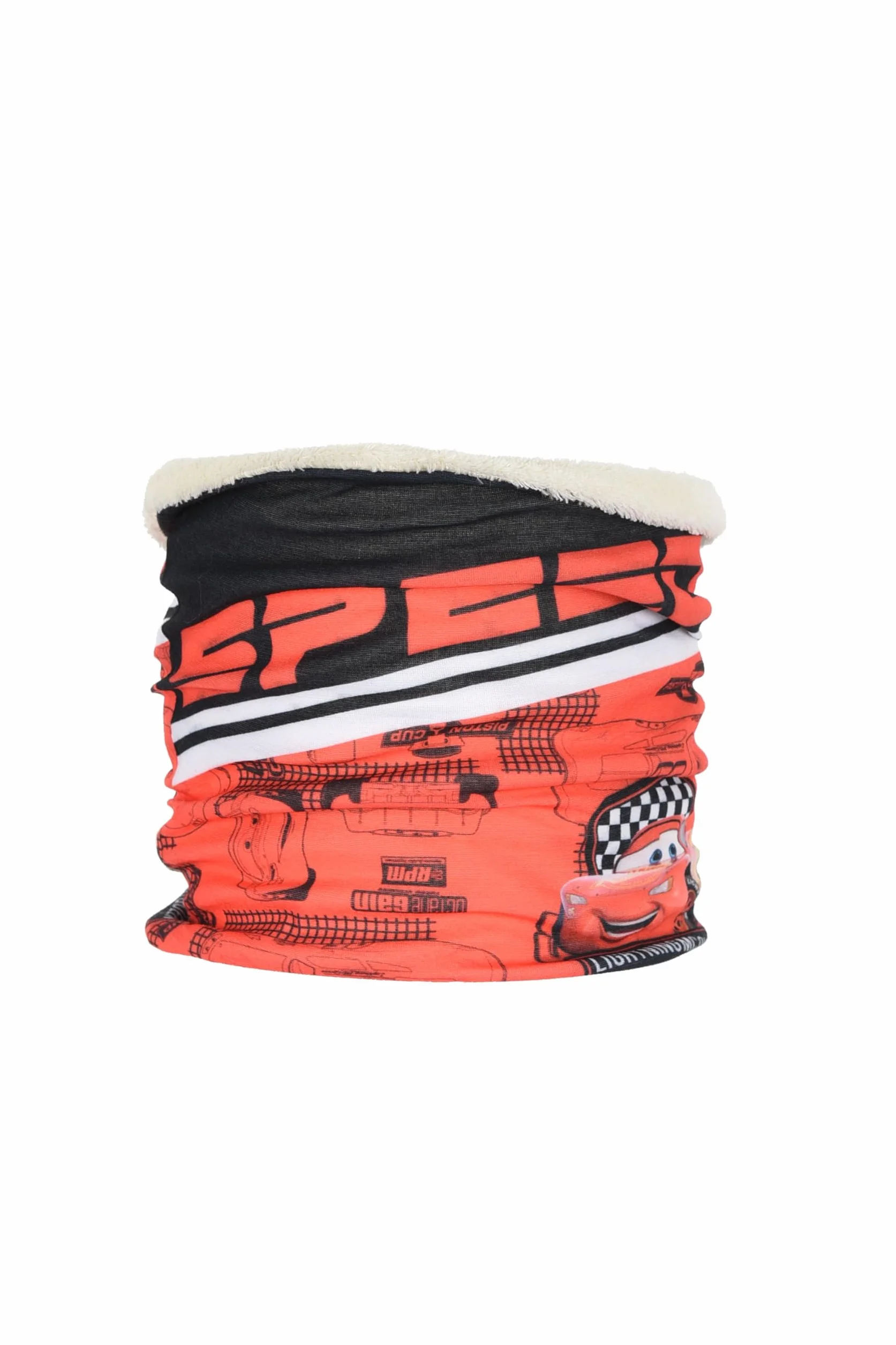 Disney Pixar Cars Bufanda Niños | Bufanda | Rojo y Azul | Regalos para Niños | Pañuelo | Bufanda de lazo para niños Invierno | Bufanda polar | Rayo McQueen