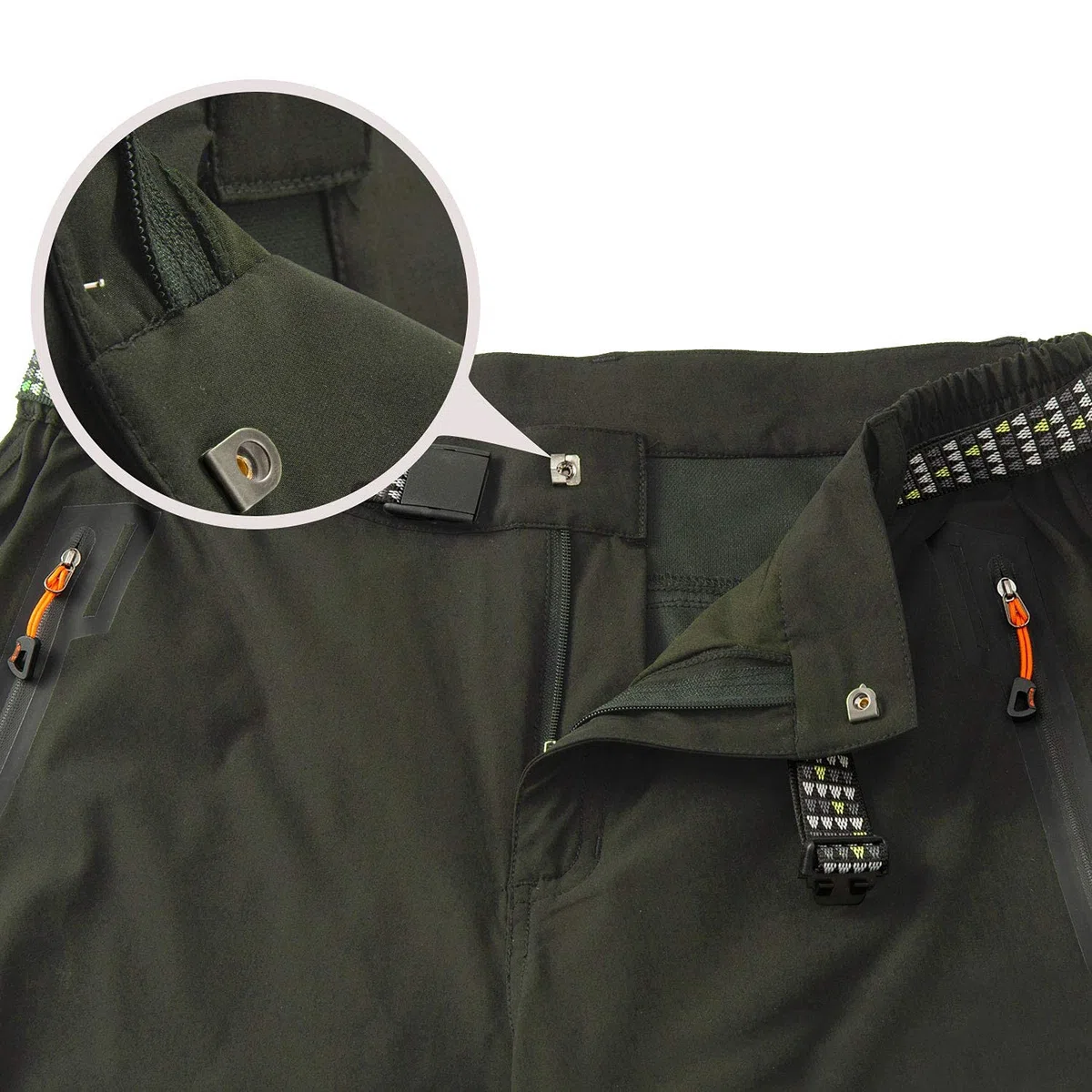 Pantalones para Caminar Transpirables al Aire Libre para Hombre Pantalones tácticos Ligeros a Prueba de Viento Pantalones de Senderismo de Cintura