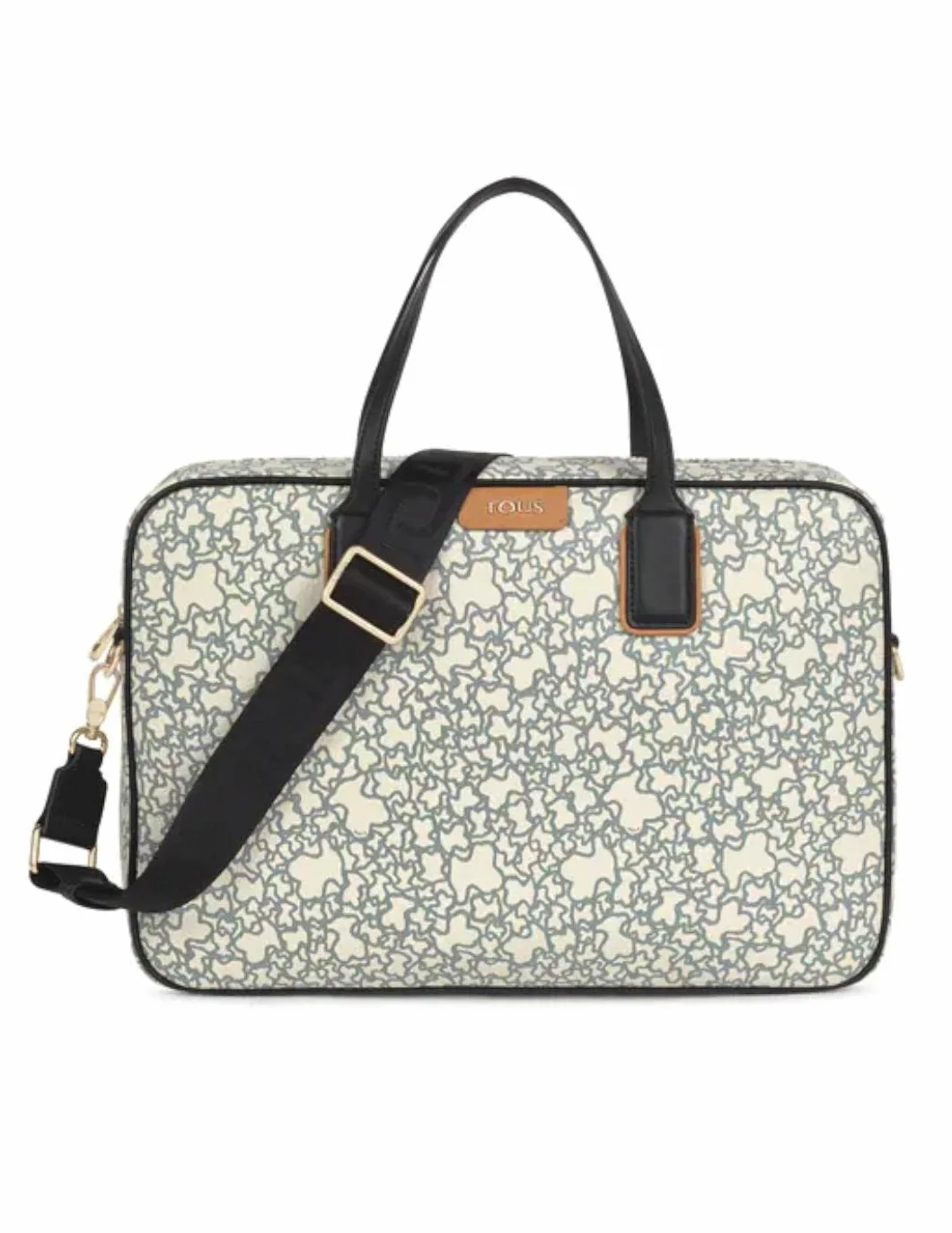 TOUS Maletin Kaos Mini beige y negro