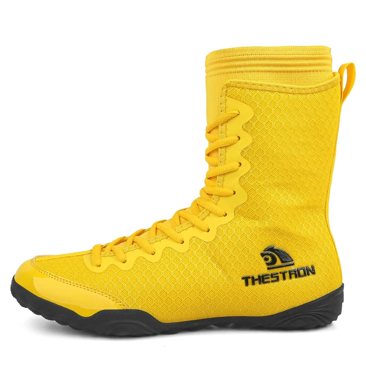 NGARY Botas De Boxeo Hombre, Zapatos De Lucha Unisex Mujeres Suela De Goma Zapatillas para Entrenar Artes Marciales Mixtas, Muay