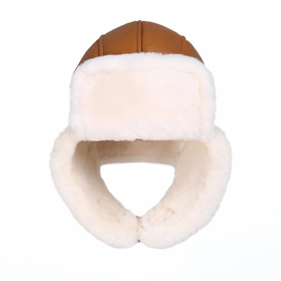 Sombrero de Trampero Unisex,Cálido Gorro de Aviador Ruso,Sombrero de Piel térmica en Invierno
