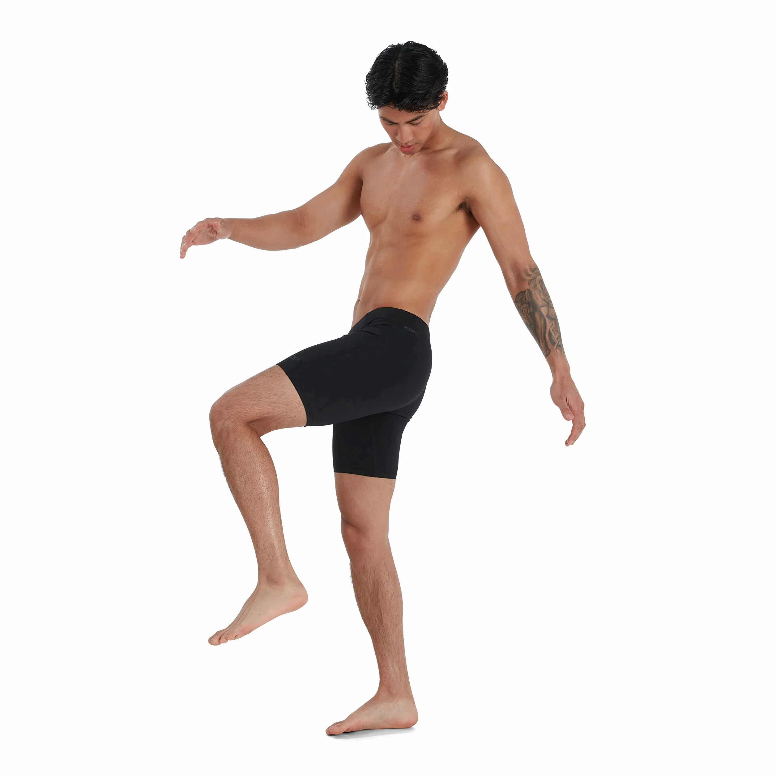 Speedo Eco Endurance+ V Cut Mid Jammers de natación Hombre, Negro, XXL