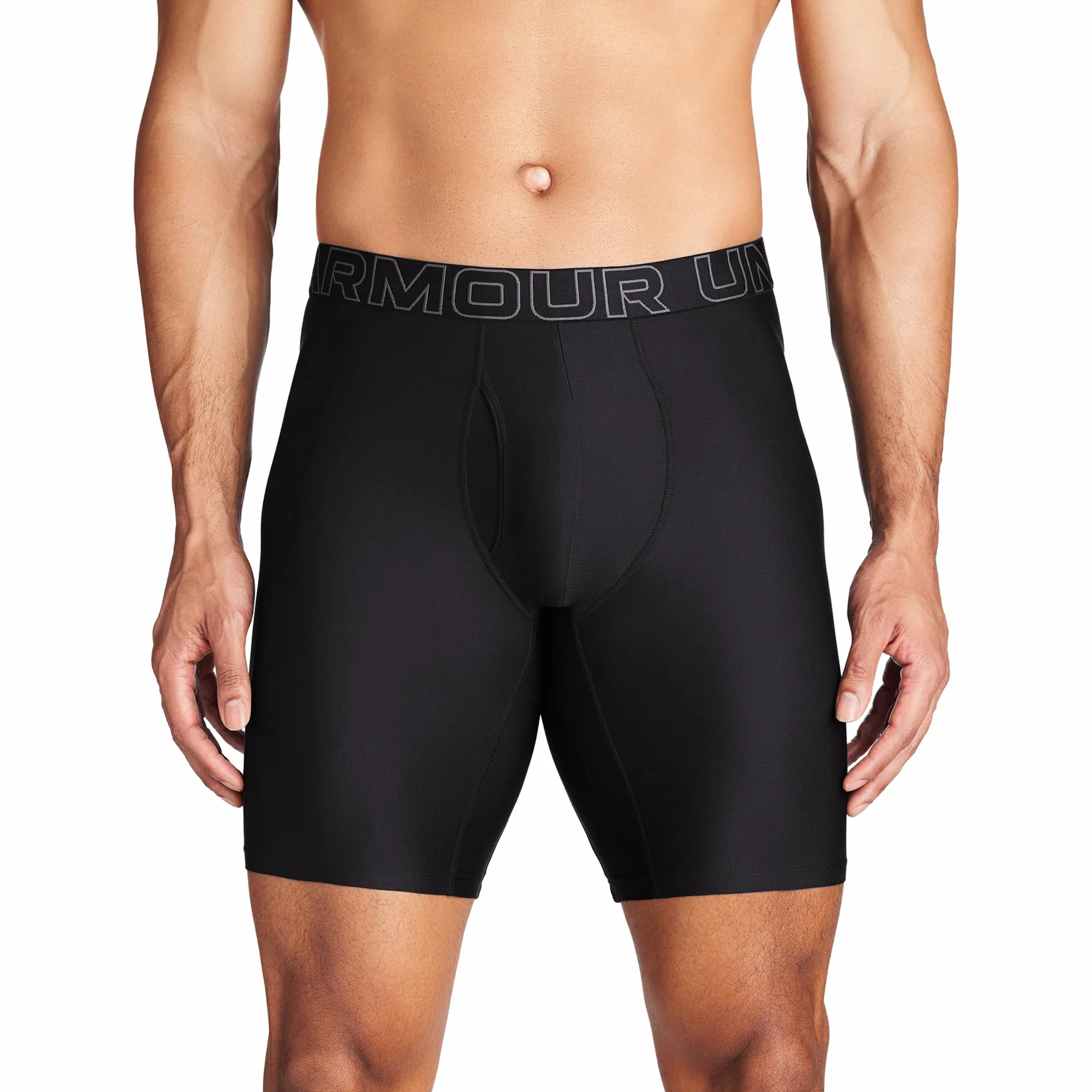 Under Armour Pack de 3 Bóxers Tech Performance para Hombre, Largo de Pierna de 23 cm – Transpirable, Absorbe la Humedad, Tacto Suave, Comodidad Todo el Día