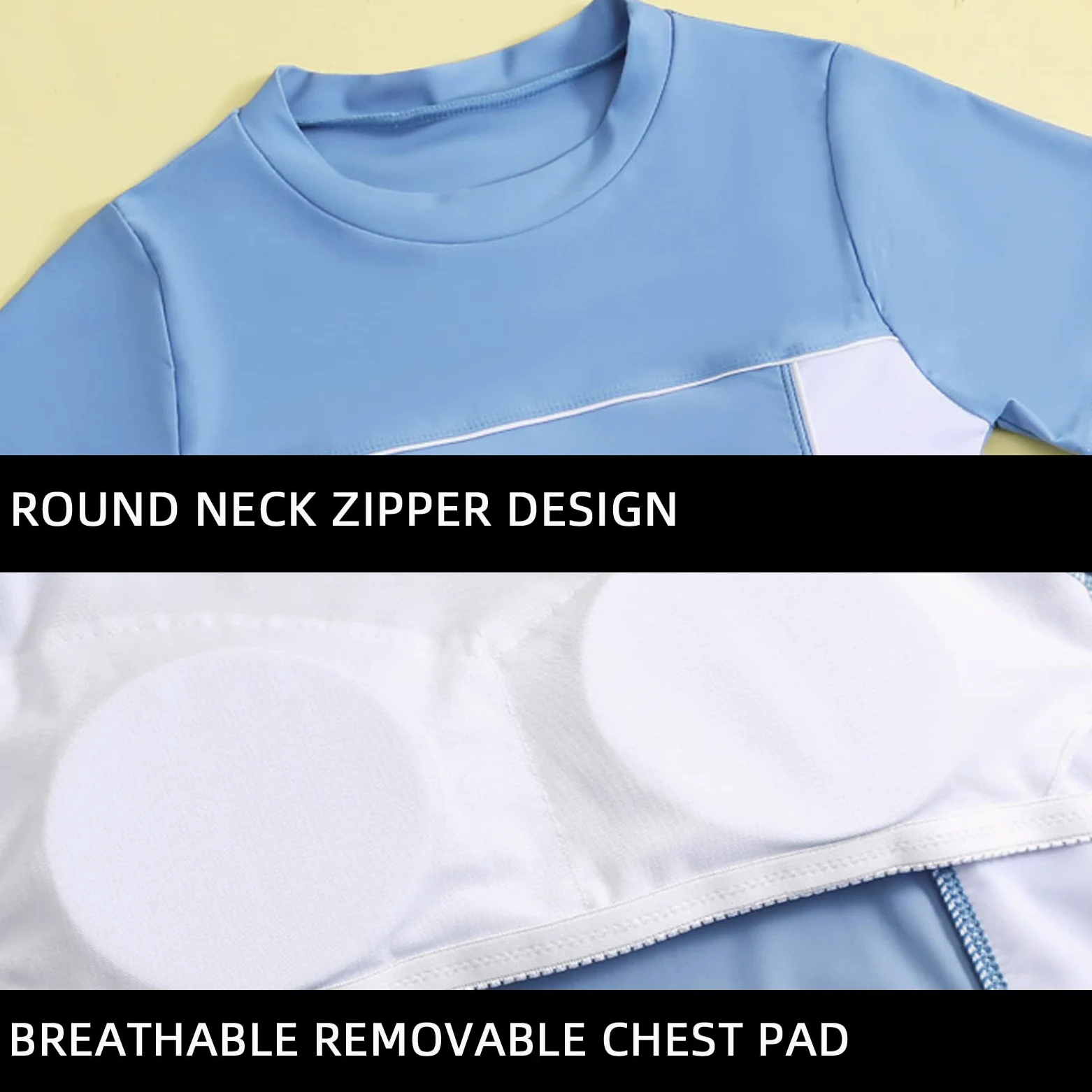 Traje de baño para niñas, Traje de baño Rashguard de Dos Piezas para niños, Pantalones Cortos de Playa de baño de Secado rápido tamaño 6-7,8,10-12,14-16