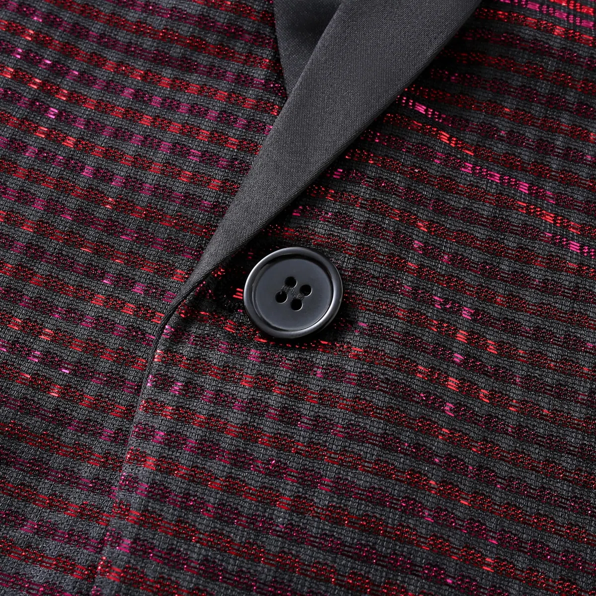 YFFUSHI Blazer Hombre Smoking Elegante Brillante con Cuello de Pico Esmoquin Slim Fit para Cenas Bodas y Galas