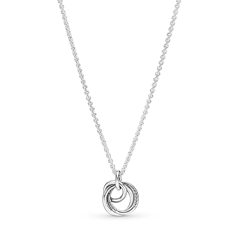 Pandora Family Always Encircled Hoop Earrings