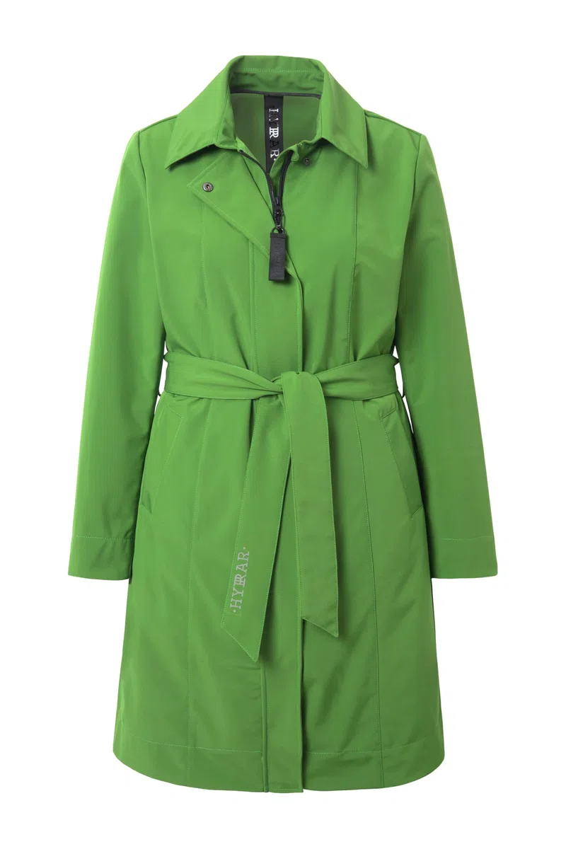 Ulla Popken Gabardina Softshell HYPRAR, hidrófuga, cinturón 835559