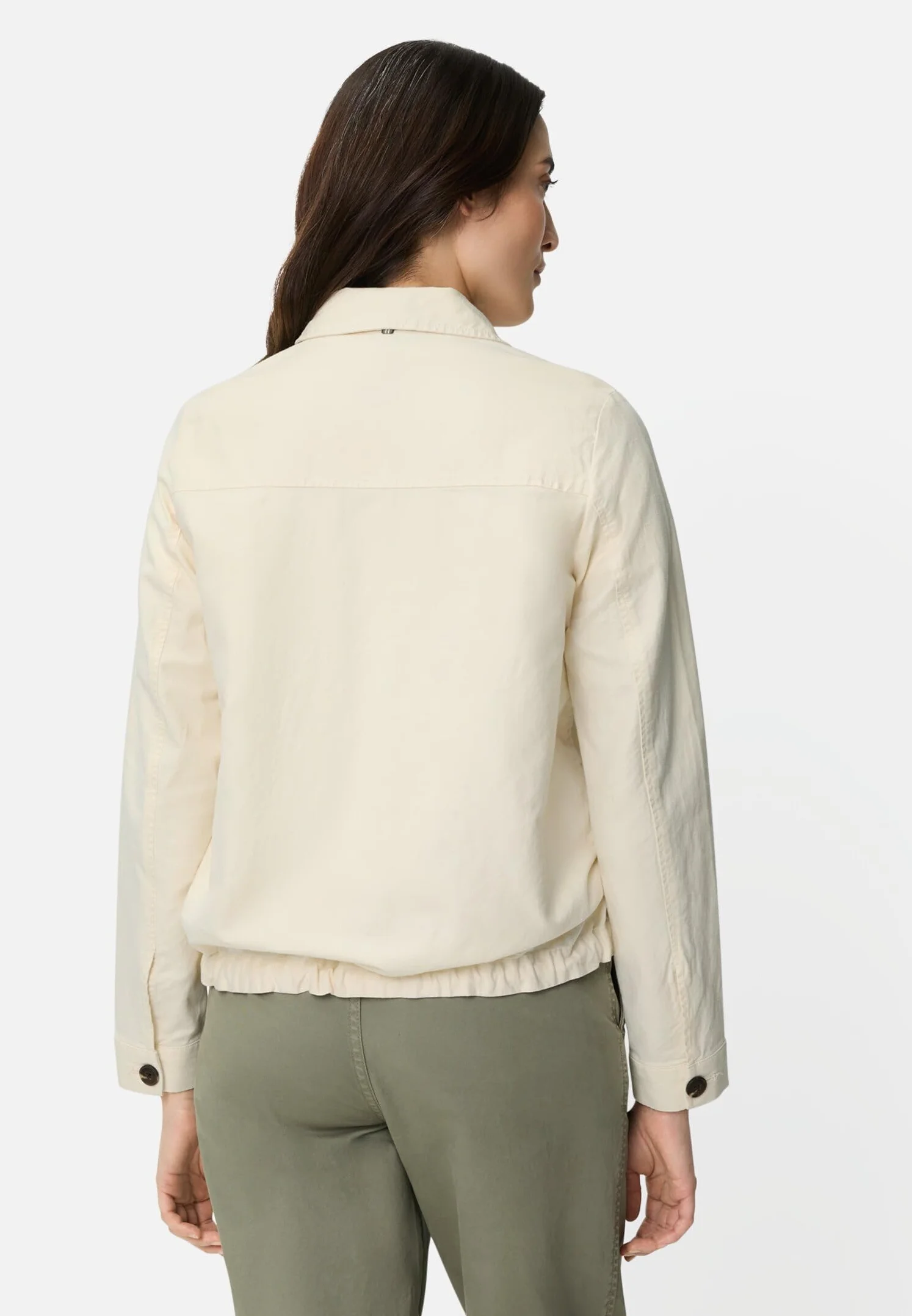 camel active 344190-5f98 Blazer Casual, Blanco, 44 Mujeres