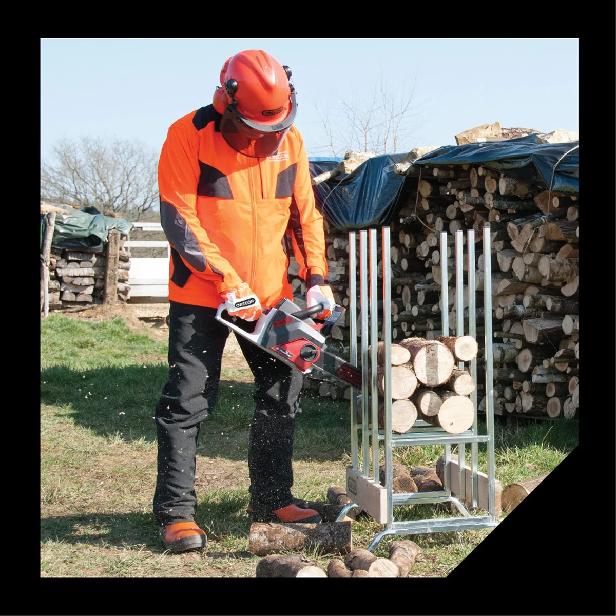 Oregon Yukon Pantalones de Seguridad para Motosierra, Protección Anticorte, Ropa de Trabajo, Tallas S – 3XL