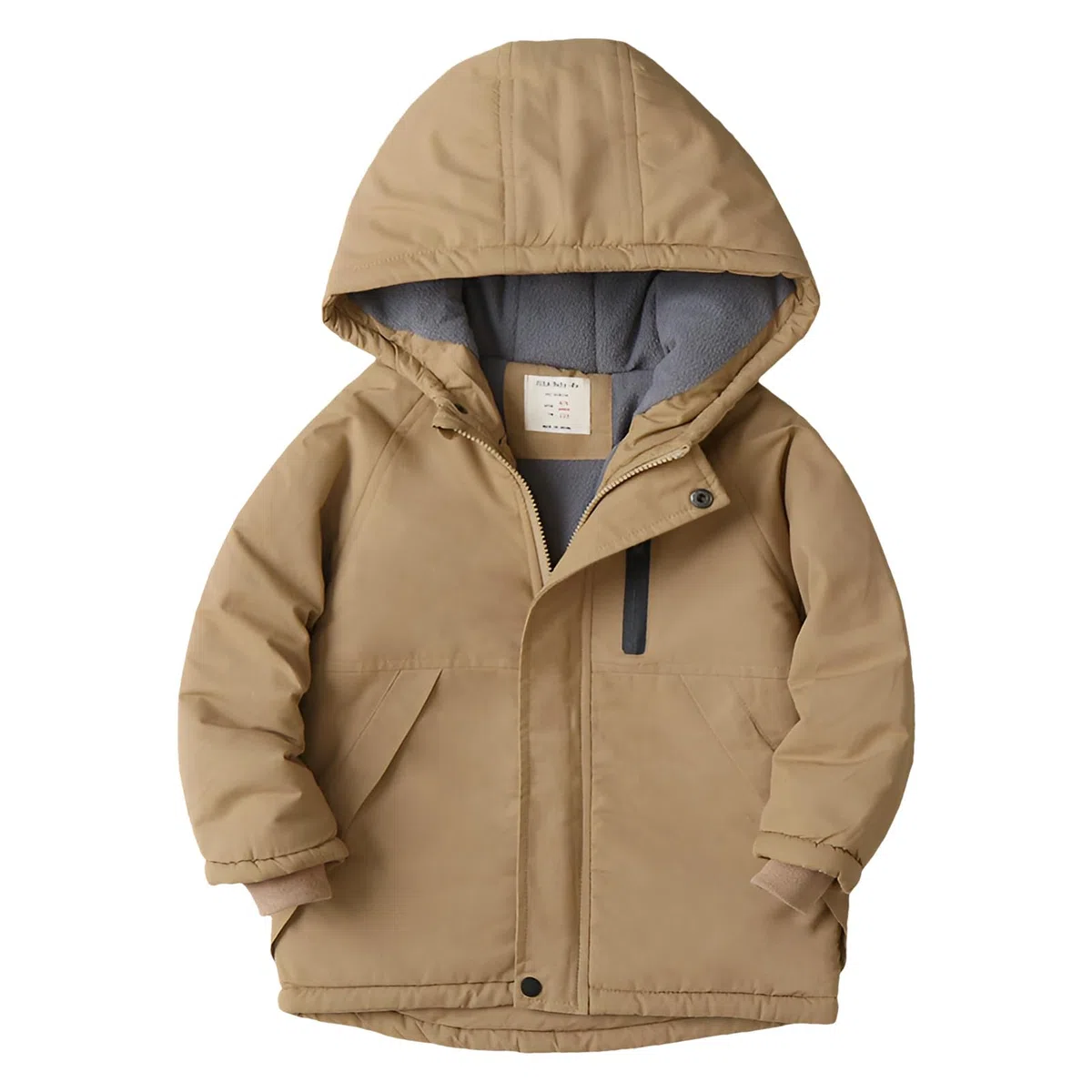 amropi Chaqueta de Forro Polar para Niños Abrigo con Capucha Invierno Parka Jacket para 3-11 años