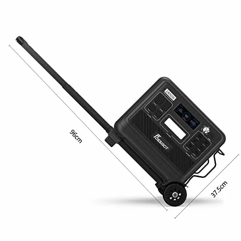 FOSSiBOT F2400 - Carro Plegable con Ruedas, Ligero, Compacto, de Carga, para Viajar, Acampar y Desplazarse