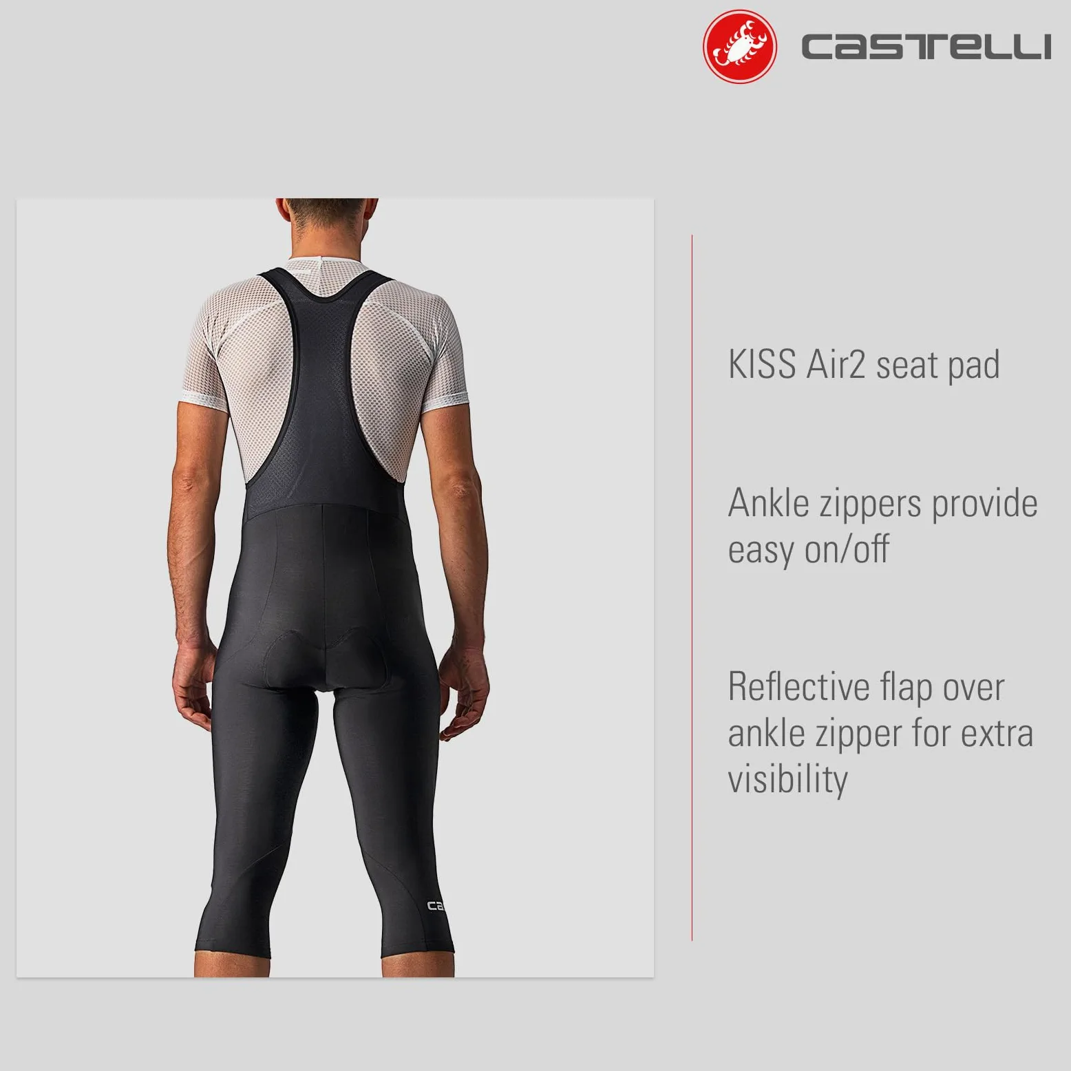 Castelli Entrata TH Bibknick Short Cycling Dungarees Hombre