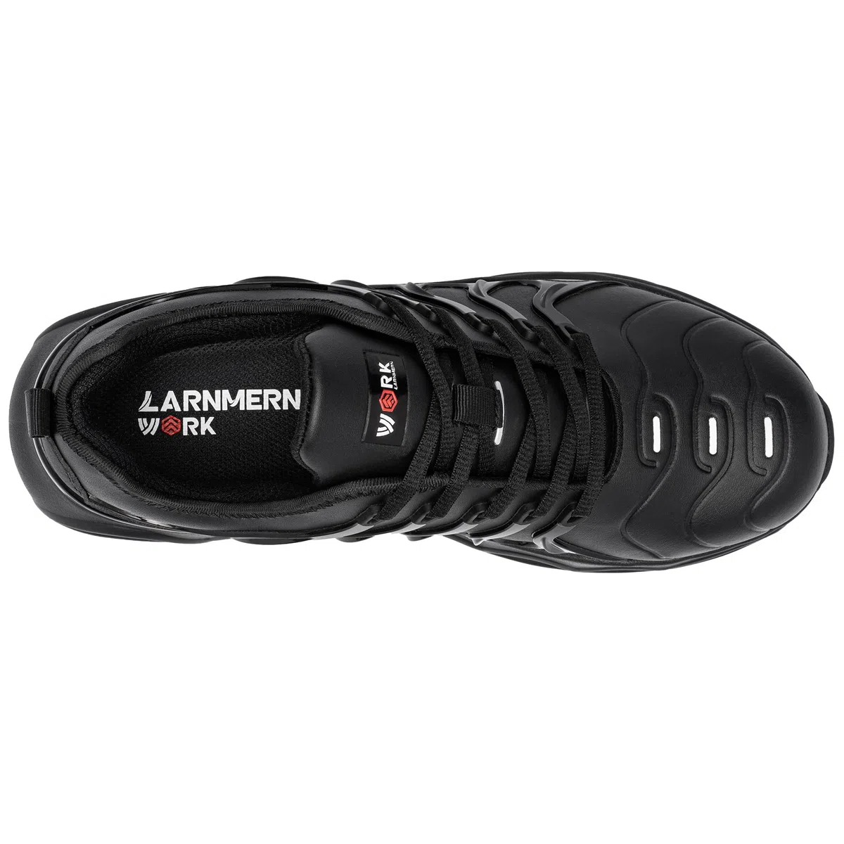 LARNMERN Zapatos de Seguridad para Hombre Impermeable Zapatillas de Seguridad Amortiguación Cómodo Ligeras Moda Punta de Acero Anti-Impacto