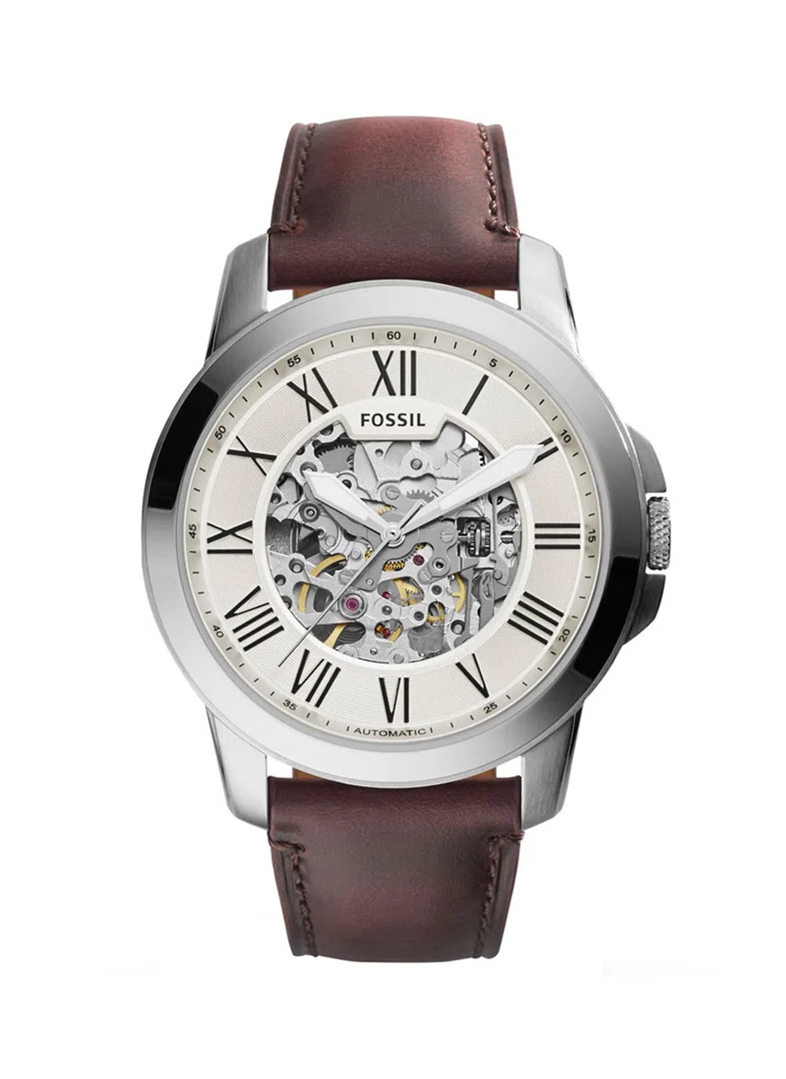 Fossil Grant Reloj mecánico automático de acero inoxidable para hombre